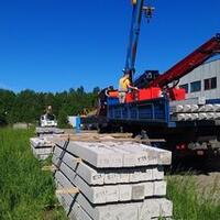 Погрузка/разгрузка ЖБИ: внешний вид